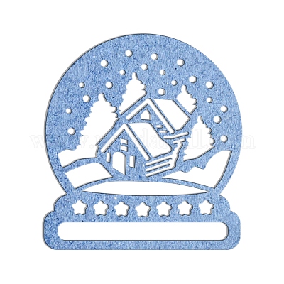 Рождественские трафареты для резки углеродистой стали&nbsp;DIY-WH0170-094-1