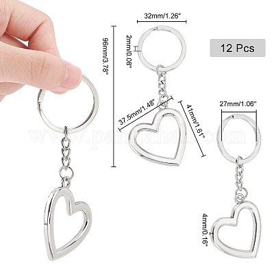 12шт брелок из сплава KEYC-CA0001-10-1