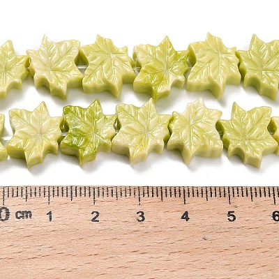 Резные бусины из синтетического коралла&nbsp;BSHE-H114-02A-1