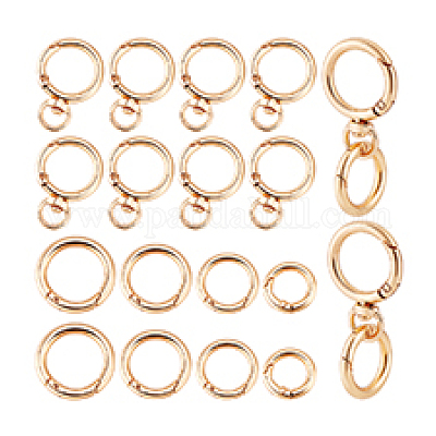 20 шт. 5 стиля застежки-защелки из цинкового сплава FIND-PH0025-09G-1