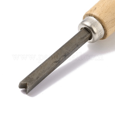 Толкатель безеля с деревянным зубцом для закрепки бриллиантовых драгоценных камней AJEW-B015-05-1