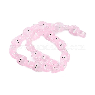 Прозрачные стеклянные бусины LAMP-L078-010F-1