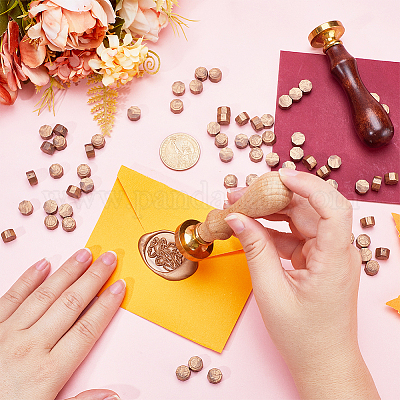 100шт восьмиугольные частицы сургуча DIY-CP0009-40A-1