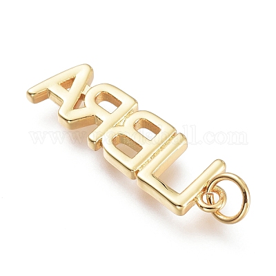 Латунные подвески&nbsp;ZIRC-I048-15G-10-1