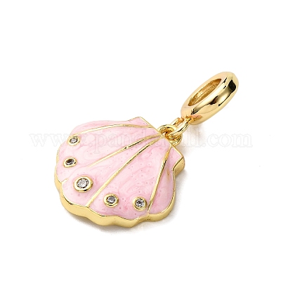 Латунные эмалированные европейские подвески с подвесками KK-C119-05G-1