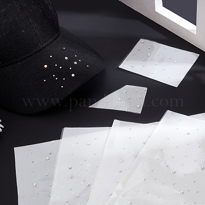 Блестящий лист со стразами для исправления DIY-WH0308-441A-1