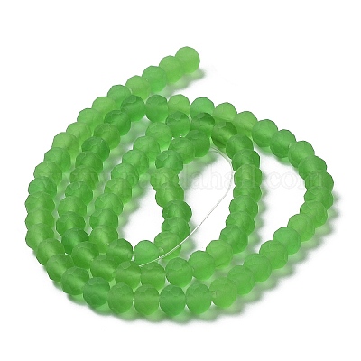 Прозрачные стеклянные бусины EGLA-A034-T6mm-MD11-1