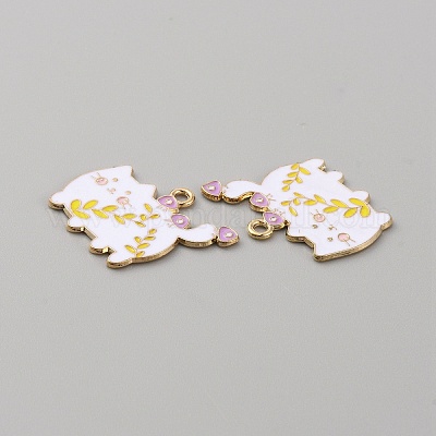 Подвески из эмали и сплава ENAM-CJC0004-40E-1