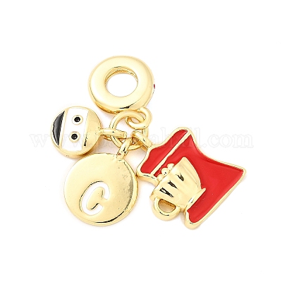 Европейские подвески из латуни KK-F904-02B-G-1