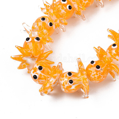 Бусины ручной работы ухабистой бисер нитей LAMP-N021-37D-1