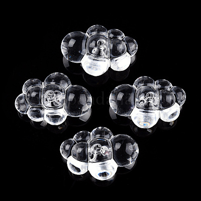 Прозрачные акриловые бусины&nbsp;X-TACR-T026-01-1