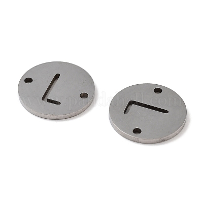 Не тускнеющие полые плоские круглые звенья из нержавеющей стали 201 FIND-R149-03L-P-1