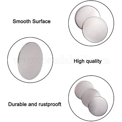 Кабошоны из нержавеющей стали 304 STAS-PH0019-29P-1