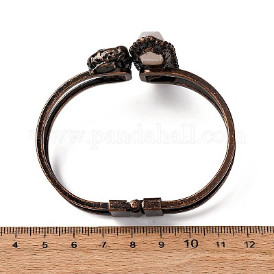 Браслеты из натуральных бусин розового кварца и аметиста G-B150-05R-06-1