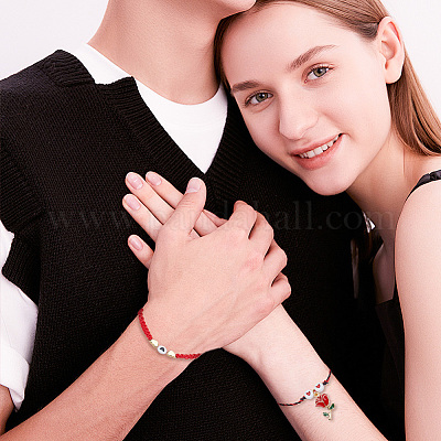 Набор для изготовления браслета своими руками ко дню святого валентина DIY-AR0003-53-1