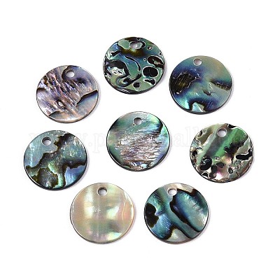 Натуральные подвески из ракушек пауа SSHEL-N040-19A-1