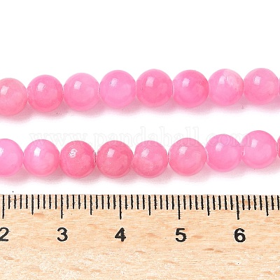 Естественно Mashan нефрита круглые бусины нити G-D263-6mm-XS34-1