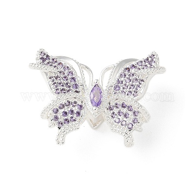 Латунные микропаве прозрачные подвески с фианитом KK-A236-07S-1