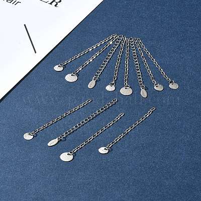 12 шт. 4 стиля удлинитель цепи из нержавеющей стали 304 FIND-FS0002-96B-1