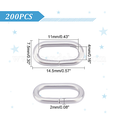 200 шт. быстроразъемные соединения из нержавеющей стали 201 STAS-UN0041-30-1