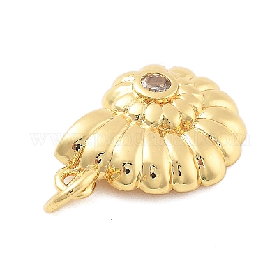 Латунные микро проложить кубического циркония подвески KK-L209-093G-1