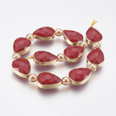 Непрозрачное стекло бисер нитей EGLA-I008-10G-1