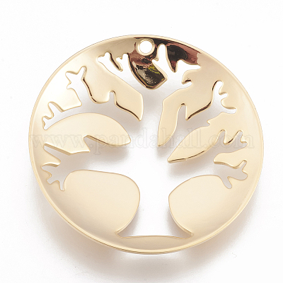 Латунные подвески KK-T029-74G-1