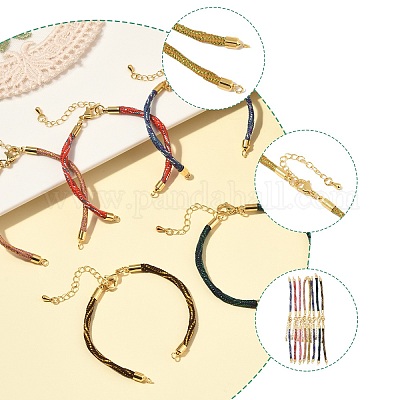 8шт 8-х цветные нейлоновые шнуры-браслеты MAK-FS0001-05-1