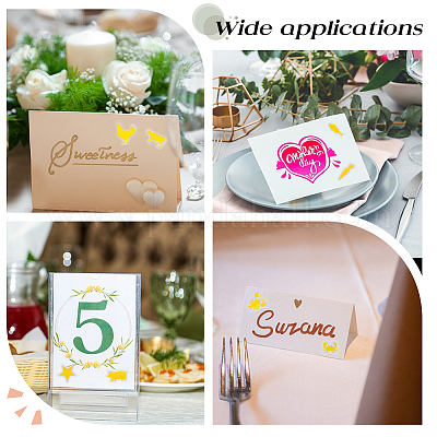 ПВХ пластиковые самоклеящиеся наклейки STIC-WH20002-04B-1