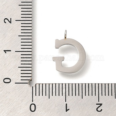 Подвески из нержавеющей стали 304 с микропаве из кубического циркония STAS-H228-06P-G-1