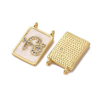 Латунные микро проложить кубического циркония подвески KK-D390-27G-1