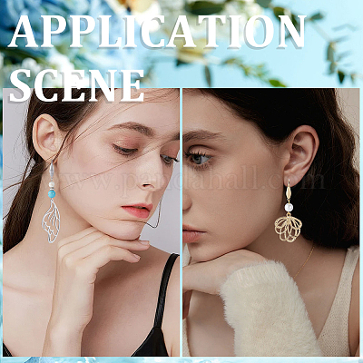 80 шт. 4 цвета крючки для сережек из хирургической нержавеющей стали 316 STAS-SC0009-23-1