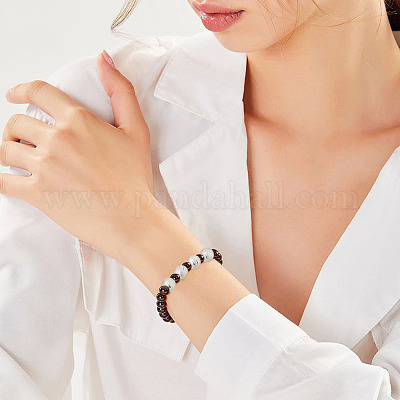 64 шт. 4 стиля латунные бусины с большим отверстием на удачу KK-GA0001-59S-1