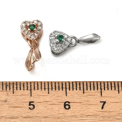 Покрытие стойки латунь микро паве прозрачный кубический цирконий ледоруб щепотка поручни KK-K340-26-1