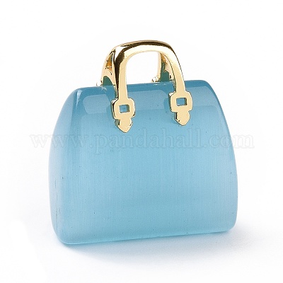 Подвески кошачий глаз G-P490-01G-01-1