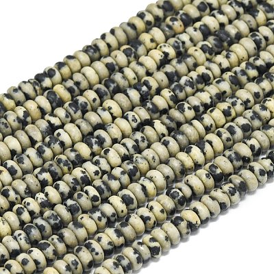 Природные яшмы далматин бисер нитей G-P575-A01-4x2mm-1