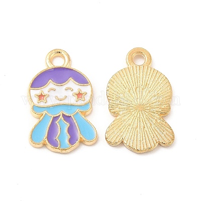 Подвески из легкого позолоченного сплава ENAM-T016-34LG-1