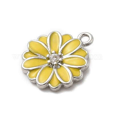 Латунные микро проложить кубического циркония подвески KK-A278-06P-02-1