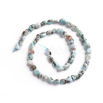 Природные ларимар бисер нитей X-G-D0002-B38-1