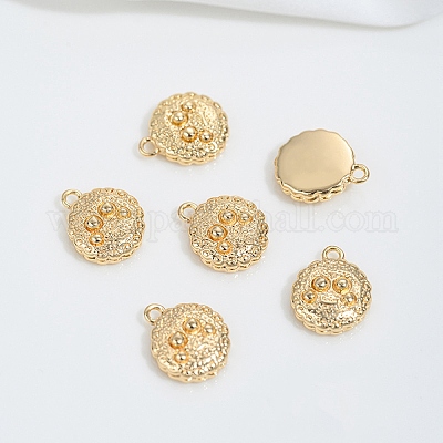 Латунные подвески KK-P337-02C-G-1