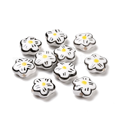 Фарфоровые бусины ручной работы&nbsp;PORC-D022-01C-1