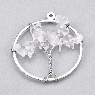 Латуни проволоки завернутые кулоны G-T110-02E-1