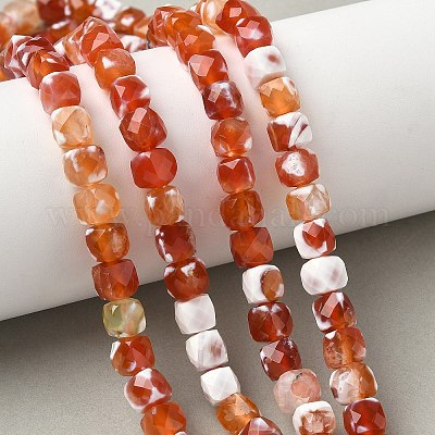 Природные пожары треск агат бисер нитей G-H078-C49-6mm-04-1