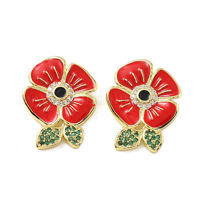 Латунные микро проложить кубического циркония подвески KK-R229-04G-1