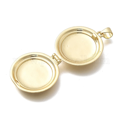 Подвески латуни медальон&nbsp;LS-KK-D431-030E-G-1