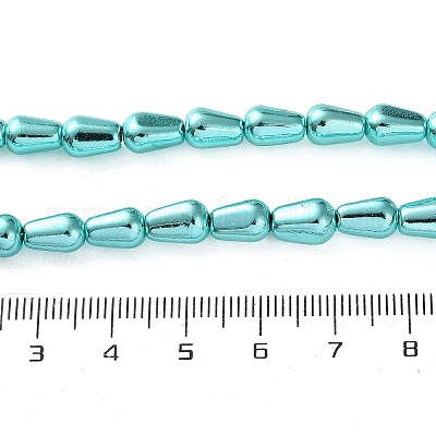 Гальванические нити из синтетических немагнитных гематитовых бусин G-C248-H01-6x12mm-1