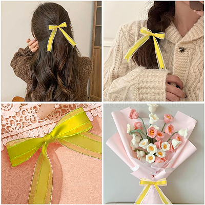 1 рулон однотонных лент из органзы ORIB-CY0001-02H-1