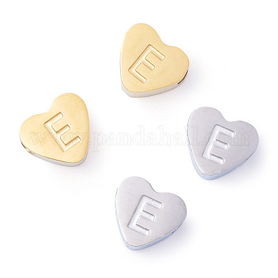 4шт 2 цвета бусины из нержавеющей стали STAS-TA0002-73-1