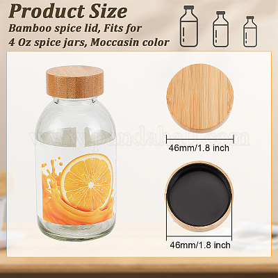 Крышки для банок со специями&nbsp;LS-WOOD-WH0027-88-1