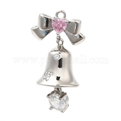 Подвески из кубического циркония с покрытием из латуни KK-R150-03P-1